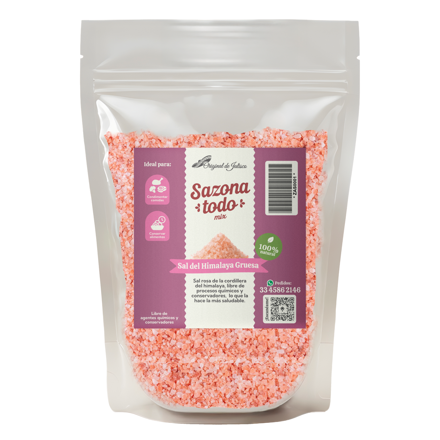 Sal del Himalaya Gruesa