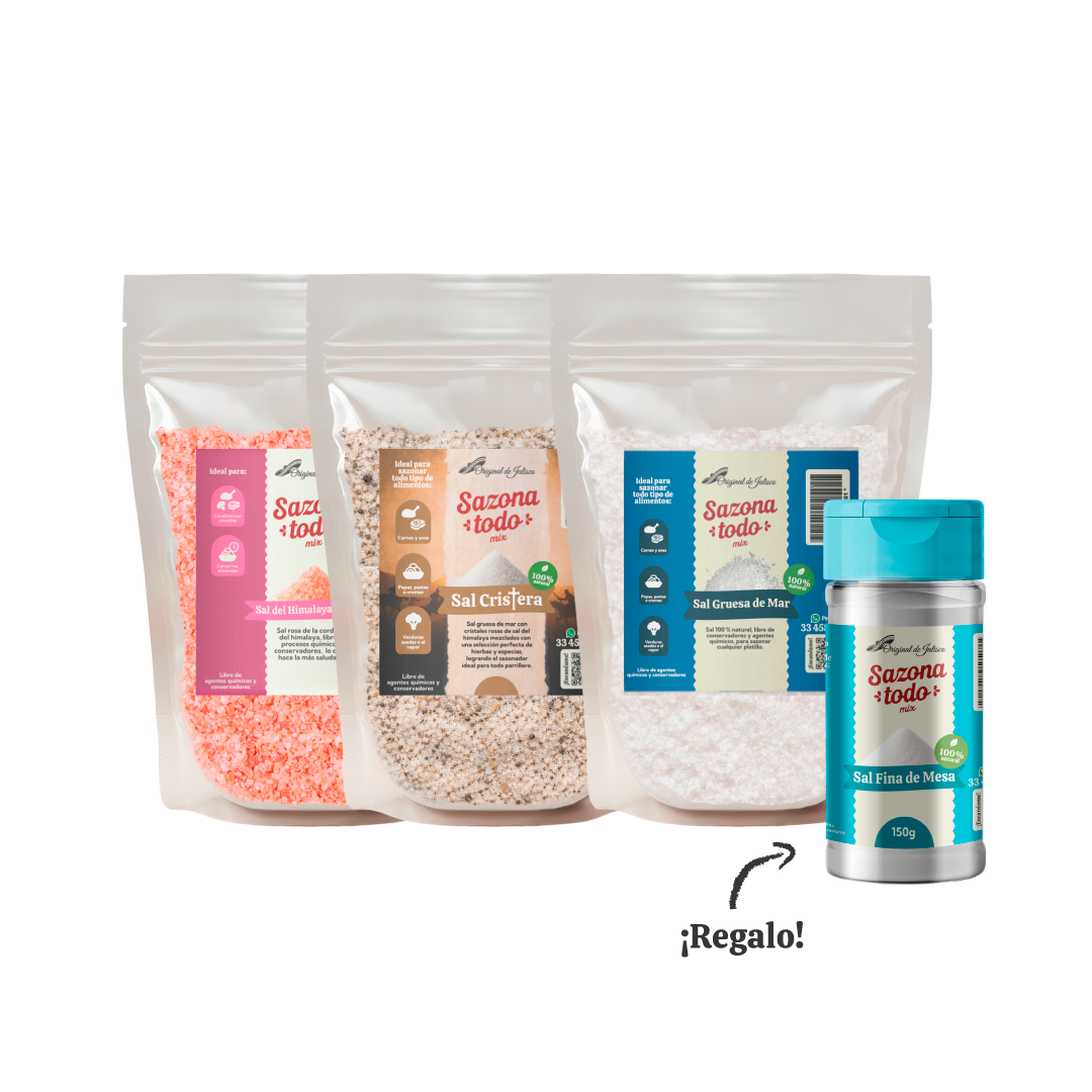 Kit Sales Gruesas 500g + Sal de regalo