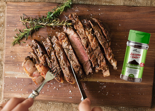 Filete sellado con Pimienta Sazonatodo