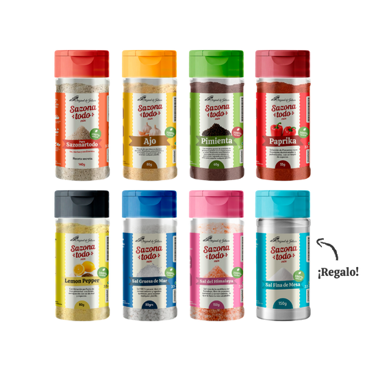 Kit Familia Sazonatodo + Sal de regalo